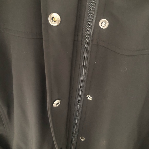 Joe fresh black hooded polyester jacket in medium - Picture 7 of 9